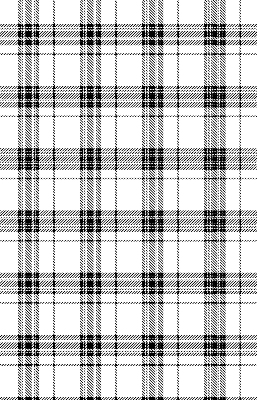 Modern roller blind Gray tartan