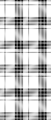 Modern roller blind in gray tartan
