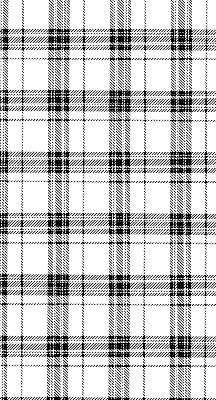 Modern roller blind in gray tartan