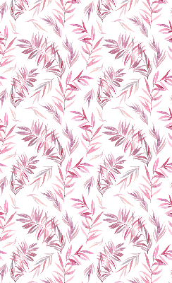 Modern roller blind Pink leaves