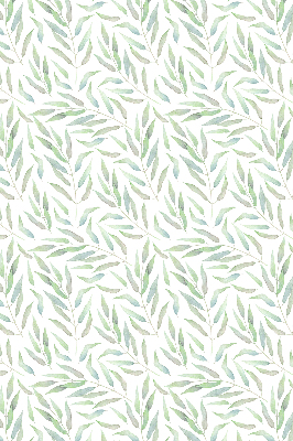 Fabric roller blind Green leaves
