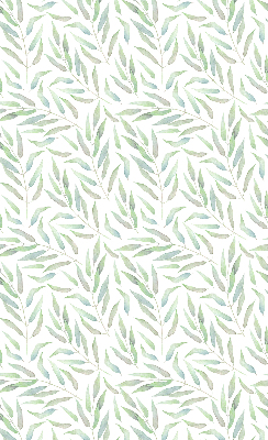 Fabric roller blind Green leaves