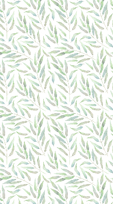 Fabric roller blind Green leaves