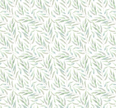 Fabric roller blind Green leaves
