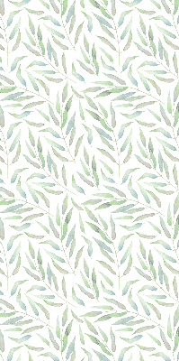 Fabric roller blind Green leaves