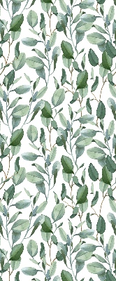 Modern roller blind Leaves on the twigs