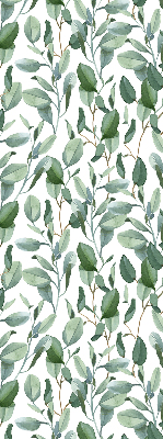 Modern roller blind Leaves on the twigs