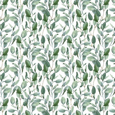 Modern roller blind Leaves on the twigs