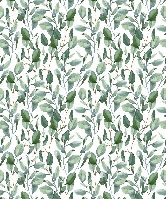 Modern roller blind Leaves on the twigs