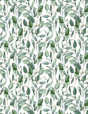 Modern roller blind Leaves on the twigs