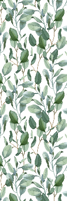 Modern roller blind Leaves on the twigs