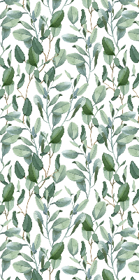 Modern roller blind Leaves on the twigs