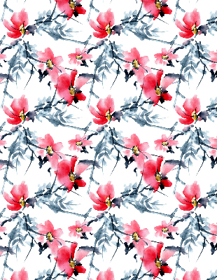 Fabric roller blind Flowers