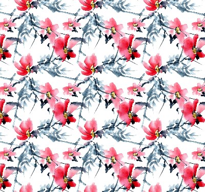 Fabric roller blind Flowers