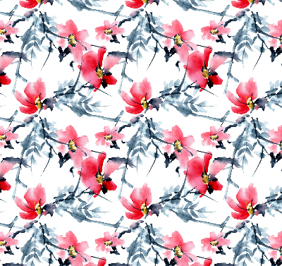 Fabric roller blind Flowers