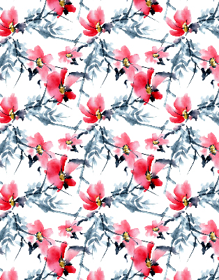 Fabric roller blind Flowers