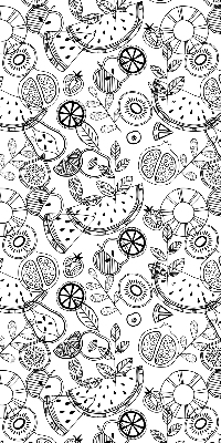 Modern roller blind Drawn fruits