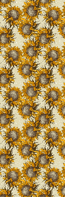 Sunflower roller blind for large windows