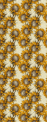 Sunflower roller blind for large windows