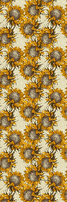 Roller blind for large window Sunflower