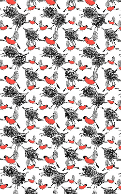 Fabric roller blind Bullfinch birds