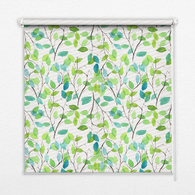 Roller blind for large window Twigs