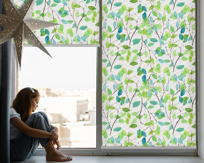 Roller blind for large window Twigs