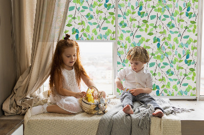 Twigs roller blind for large windows