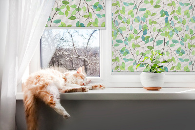 Roller blind for large window Twigs
