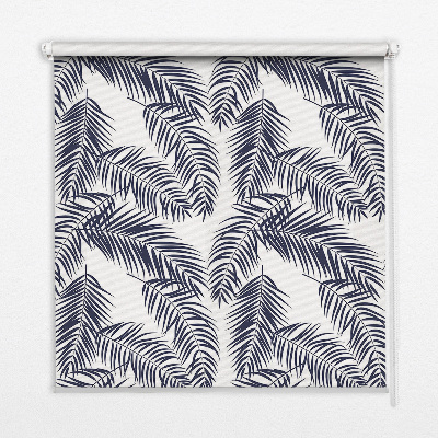 Fabric roller blind Fern leaves