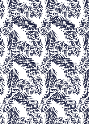Fabric roller blind Fern leaves