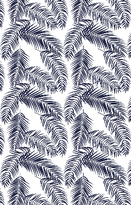 Fabric roller blind Fern leaves