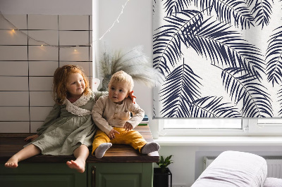 Fabric roller blind Fern leaves