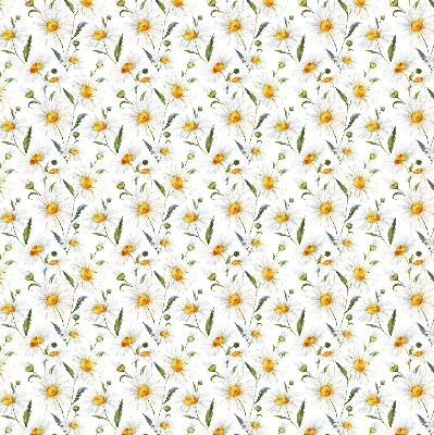Modern roller blind Daisies