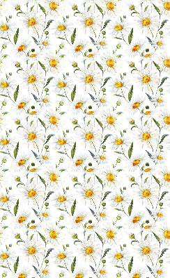 Modern roller blind Daisies