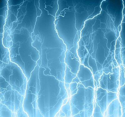 Modern roller blind Lightning