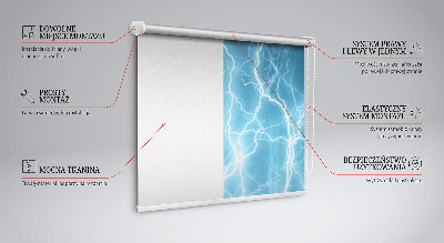 Modern roller blind Lightning