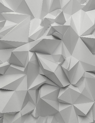 Fabric roller blind 3D paper wall