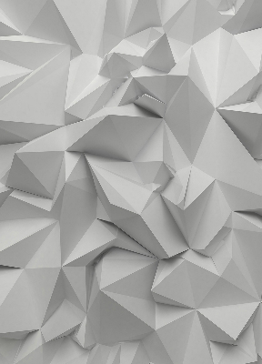 Fabric roller blind 3D paper wall