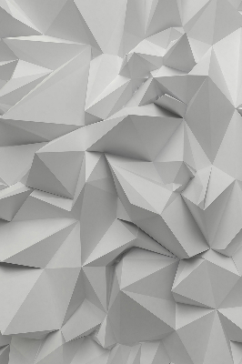Fabric roller blind 3D paper wall