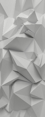 Fabric roller blind 3D paper wall