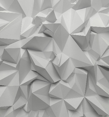 Fabric roller blind 3D paper wall