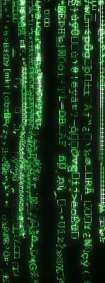 Modern roller blind Green ciphers