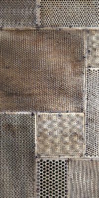 Modern roller blind Metal wall