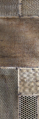 Modern roller blind Metal wall