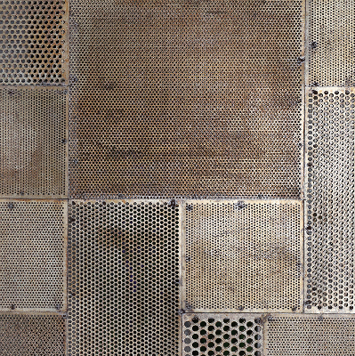Modern roller blind Metal wall