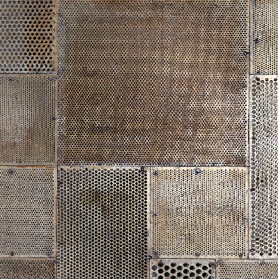 Modern roller blind Metal wall