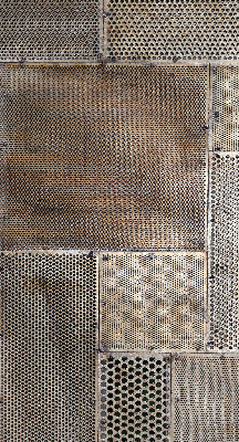 Modern roller blind Metal wall
