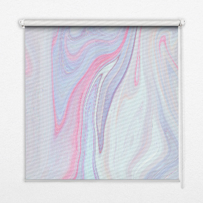 Modern roller blind Colorful paint smears