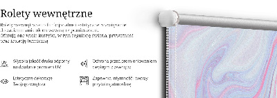 Modern roller blind Colorful paint smears
